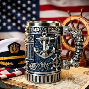 Military 3D Mug Series - 250th Anniversary of the Founding of the United States Army - Resin Crafts, Military 3D Mugs, Resin Coffee Mugs, Military Themes  Ceramic