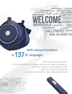 TOSING Dual-Mic AI Translator for Travel | 137+ Languages | Real-Time Translation | Compact Design | US Stock | 1-Year Free AI Activation