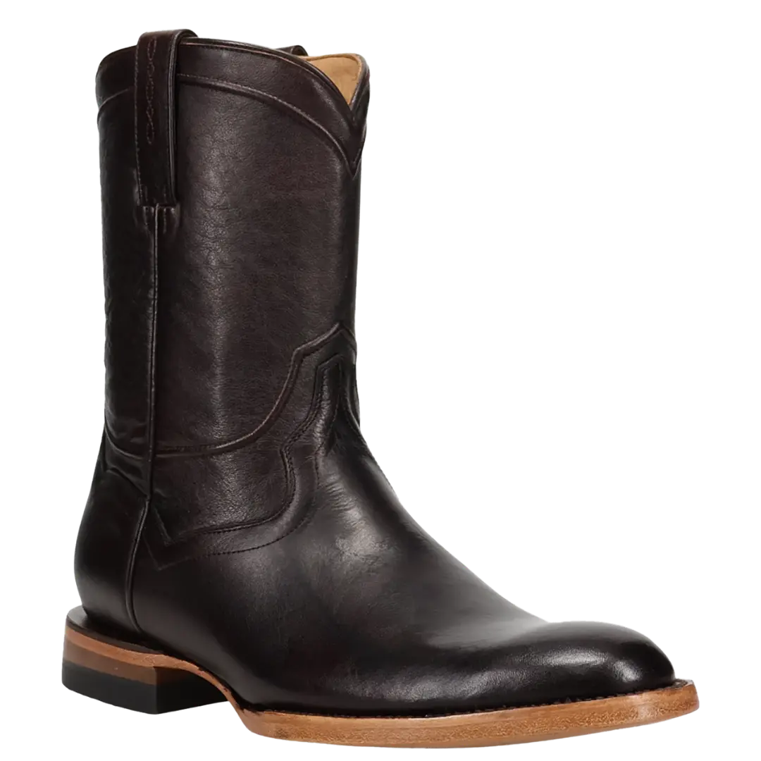 Dan Post Men's Hartwell Chocolate Brown Leather Roper Boot DP7136