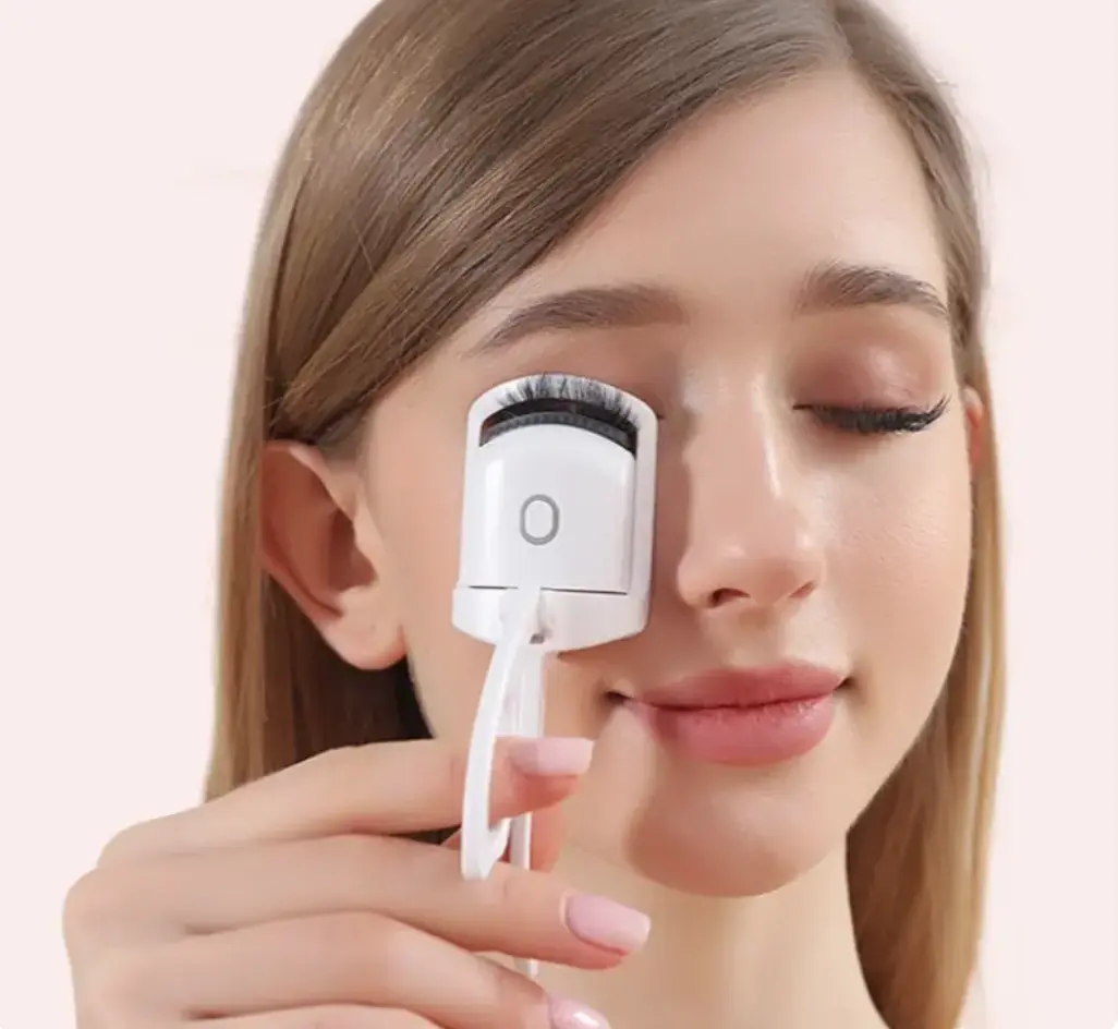 Heated Eyelash Curler for Long-Lasting Curls, USB Rechargeable Lash Tool with 10-Second Quick Preheat and Gentle Silicone Clamp, Gentle Hold