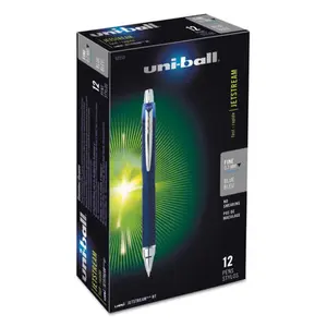 Uni-Ball UBC62153 0.7 mm Fine Blue Ink, Blue Barrel Jetstream RT Retractable Roller Ball Pen