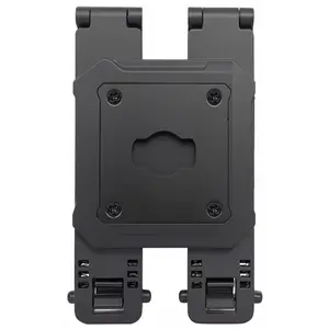 Double Molle Mount Clip for Axon Taser Body 4 3 2 Camera - Use Holder with Bodycam on PALS Vest Uniform Webbing - Matte Black