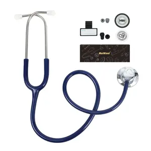 MaiWieel Classic Stethoscope Aesthetic Single Head Estetoscopio for Nurses Doctors EMTs & Students Professional Medical Supplies with Alloy Chestpiece & Soft Ear Tips Various colors U5