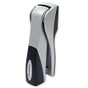212 MAIN Acco Brands Optima Grip Silver Metal Compact Stapler - Small Hands-Friendly, Jam-Free Office Equipment Accessory