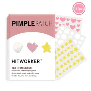 Pink White Hydrocolloid Acne Patches, 1 Set Blemishes Pimples Covering Patch Invisible Acne Patches, Pimple Patches, Blemish Relief Care Acne Clearing Products, Skin Repair
