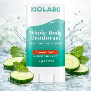 Portable Deodorant Cream 15g, Moisturizing and Refreshing, Non-Greasy, Easy Absorption, All-Day Freshness, Suitable for Men and Women, Body Care, Unisex, Odor Control