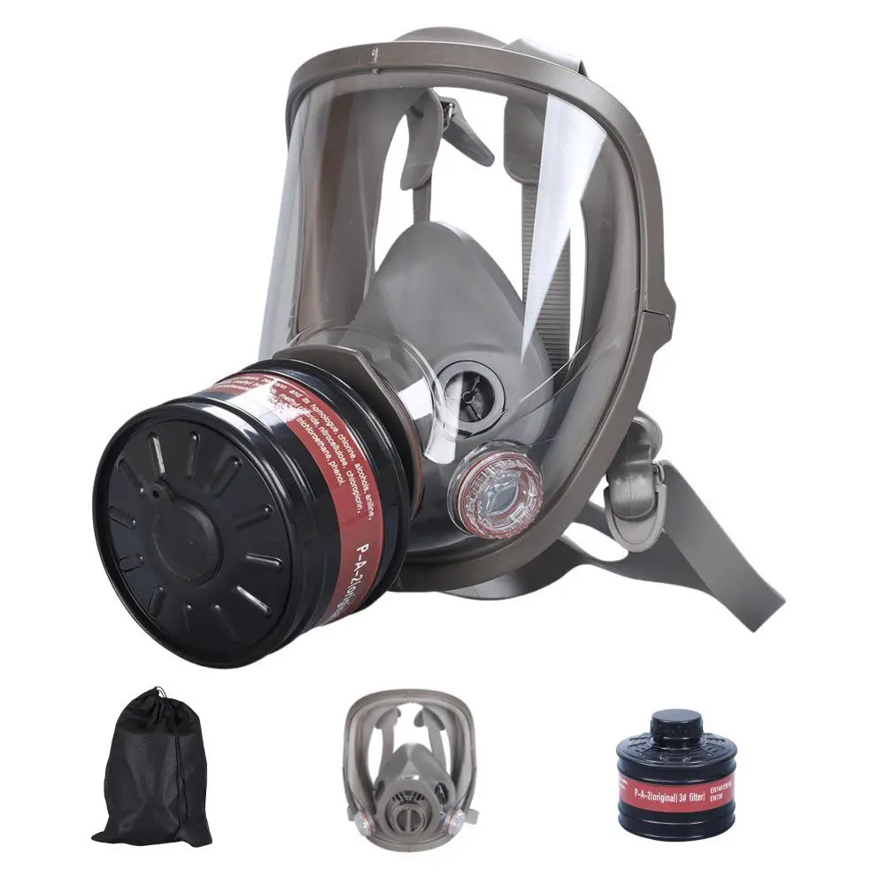 Factory Wholesale 6800 Anti-Toxic Mask, Spray Paint Chemical Pesticide Dust Protection Face Shield, Industrial Safety Equipment, High-Quality Respirator