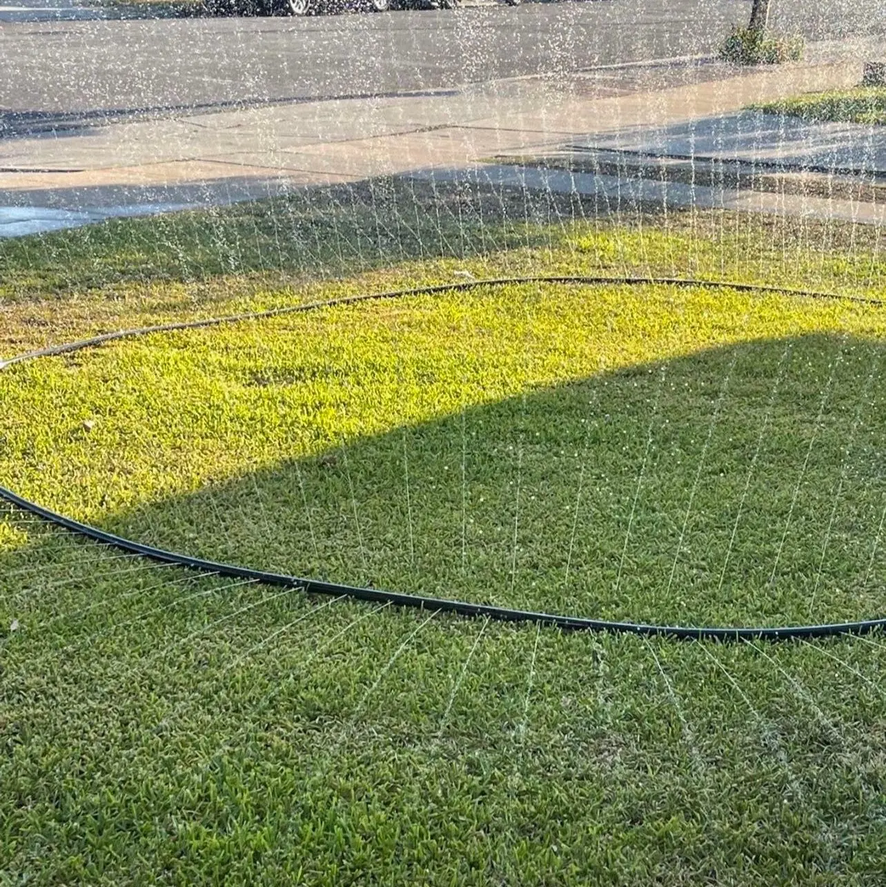 39.5 Ft Hose Sprinkler for Gardening, Garden Lawn Sprinkler, Water Sprinklers