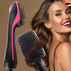3 in 1 Hair Dryer Brush, Hair Straightening Comb, Hair Curler Comb for Women, Multifunctional Blow Dryer Brush for Home & Salon Use, Hair Straighteners, Thermal Brush Straightener