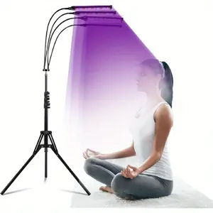 UV Tanning Lamp for Face & Body - Vitamin D Light Therapy with Protective Goggles, Salon-Quality Sunbed Alternative for Healthy