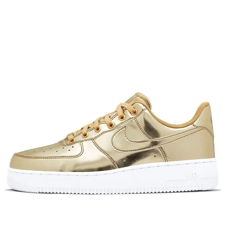 (WMNS) Nike Air Force 1 SP 'Liquid Metal - Gold' CQ6566-700