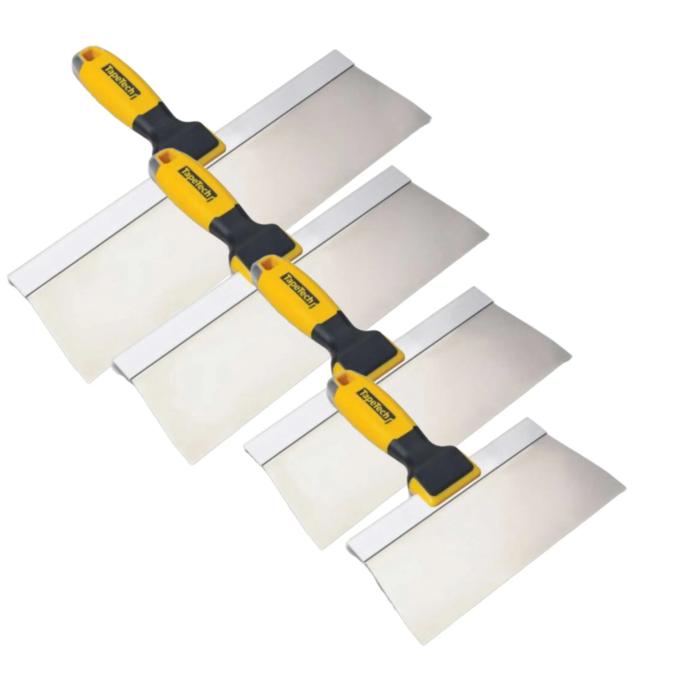 Premium Stainless Steel Drywall Taping Knife Set Tapetech Premium Stainless Steel Drywall Taping Knife Set Tapetech