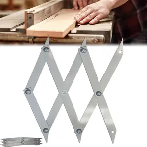 3 Point Center Finder, Pick Mast 3 Point Center Finder for Precise Measurements, Equidistant Measuring Tool, Woodworking Center Finder Marking Tool, Equally Spaced Points Measuring Tools Telescoping Laser Level Pole with Tripod stud  finder