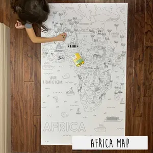 Africa Coloring Map