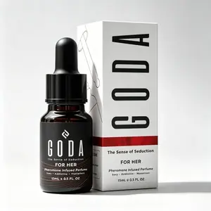 GODA Pheromone Perfume Oil for Her, Seductive Long Lasting Scent, 15mL