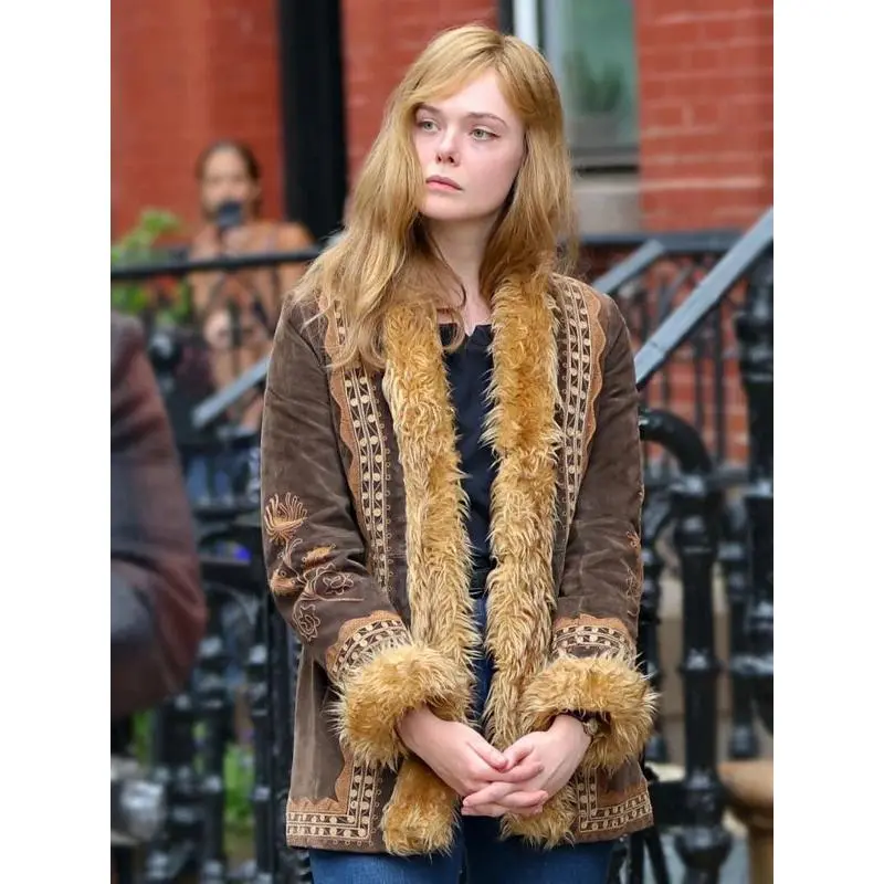 A Complete Unknown - Brown Fur Suede Jacket