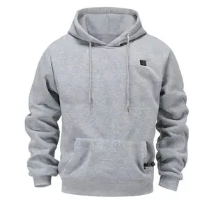 Heated Hoodies Unisex Heated Sweatshirt Hooded Pullover Lightweight Warm Usb Outdoor Winter Jackets Hooded Tops