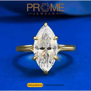 (SR194)S925 Sterling Silver Marquise Cut Ring Elegant · Graceful · Timeless Sparkle