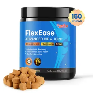 PawFirst Dogs Hip and Joint Supplement Soft Chews, Glucosamine Chondroitin Joint Supplement with MSM, Green-lipped Mussels for Small Medium & Large Dogs -150 Ct