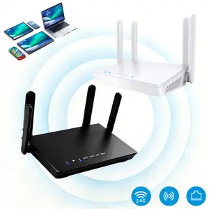 Smart WiFi Router ,Through-Wall Signal Booster for Whole Home Coverage, 1000 Sq. ft Wireless Internet, WPA2 Protected Hotspot for Home/Office