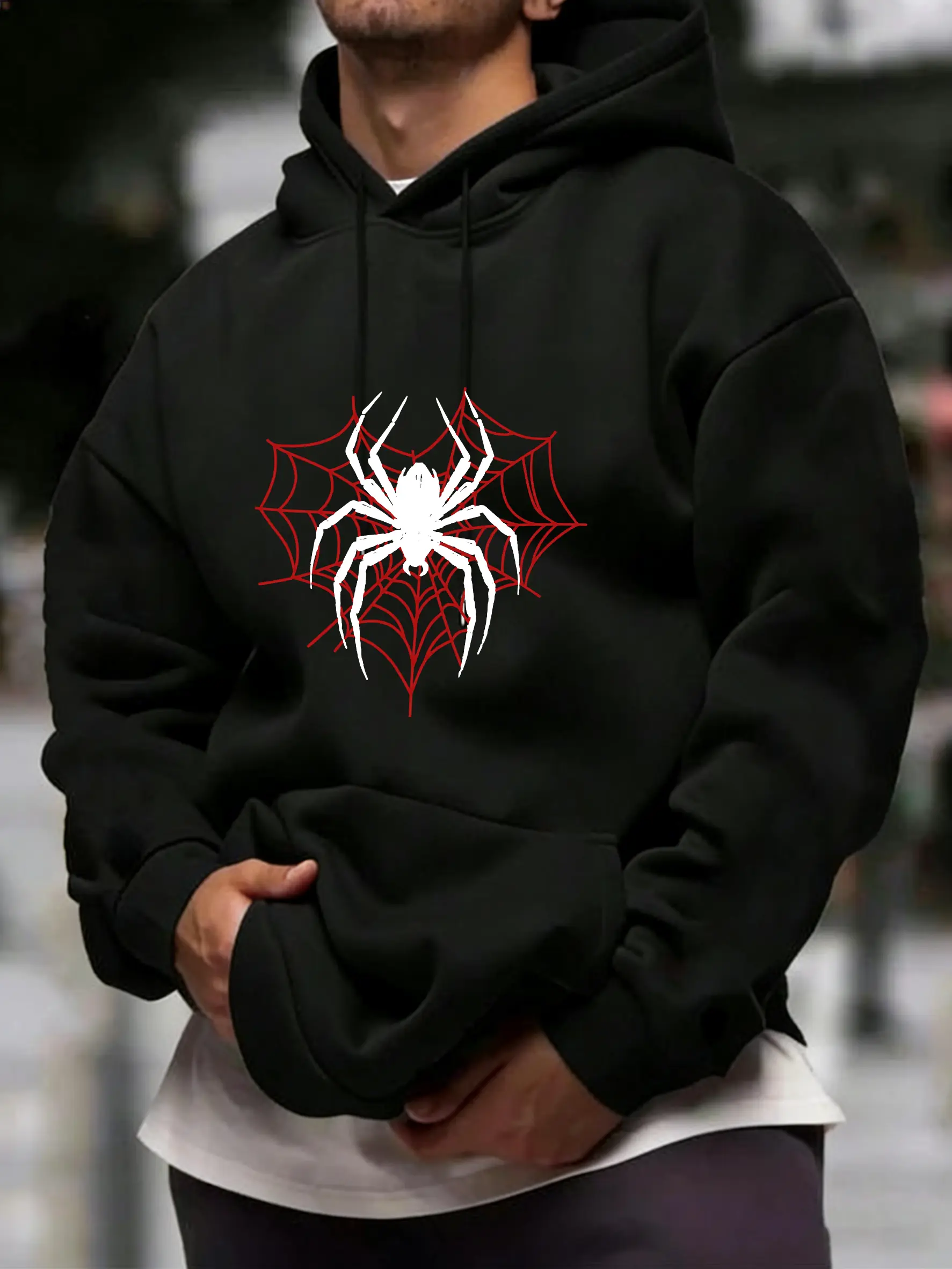 spider hoodie 555 black - TikTok Shop
