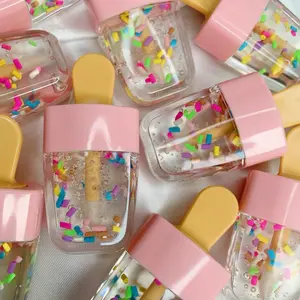 Rainbow Sprinkles Clear Lipgloss Non Sticky