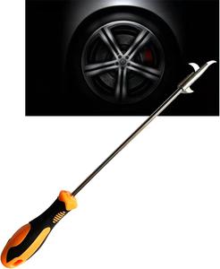 Automotive Tire Stone Cleaning Hook Multifunctional Portable Tire Stone Removal Tool Stainless Steel Car Tyre Protector Repair Tool with Screwdriver