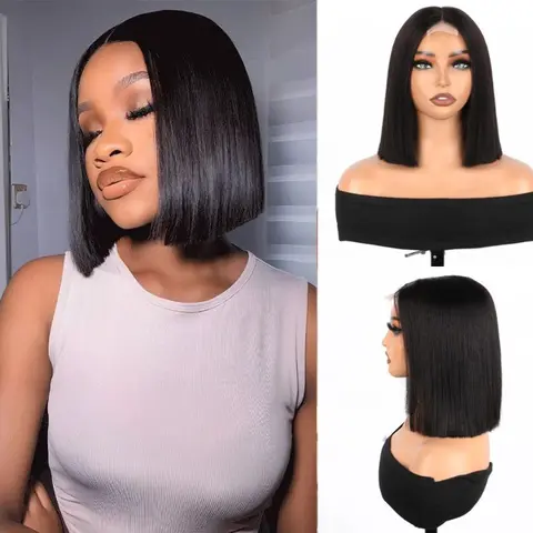 [Hot] QTHAIR Blunt Cut Bob Wig Human Hair 2x6 Lace Front Wigs Human Hair Glueless Wig Pre Plucked 200% Density Short Bob Wig For Black Women #TikTokShopFallDealsForYou