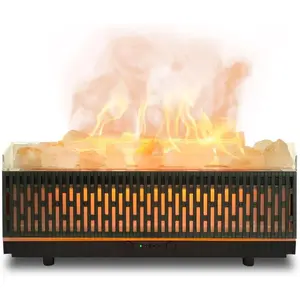 Essential Oil Diffuser for Home 200ML, Himalayan Salt Lamp Diffuser Aromatherapy Diffuser with Ultrasonic Humidifier 7 LED Colors 2 Timing