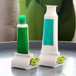 2pcs Multicolor Convenient Press-Style Toothpaste Dispenser - Toothpaste Squeezers
