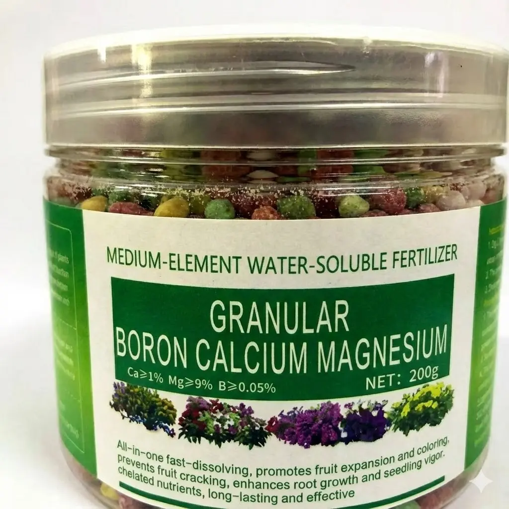 200g Ultra-concentrated Safe Granular yield-increasing Fertilizer: Suitable for flowers and fruits and vegetables. Ultra-concentrated formula promotes production, mild and does not burn roots, providing greater peace of mind