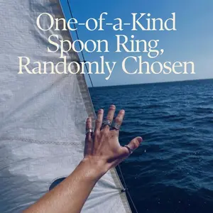 Vintage Spoon Rings - One-of-a-Kind Spoon Ring Randomly Chosen from Vintage Spoons Around the World
