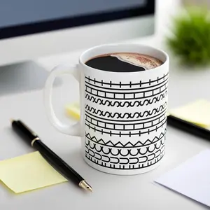 11 Oz Fuck This Shit Coffee Ceramic Mug,  Funny Coffee Cup for Work Besties, Coworkers & Office Humor Gift，Christmas Gifts Drinkware，Funny Cups for Adults