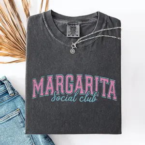 Margarita Social Club, Beach Ready, Sunshine, Summer Fun Comfort Colors T-Shirt, Women's Comfort Colors Tee