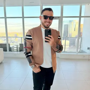 BURR. PLAID CARDIGAN (FITTED)