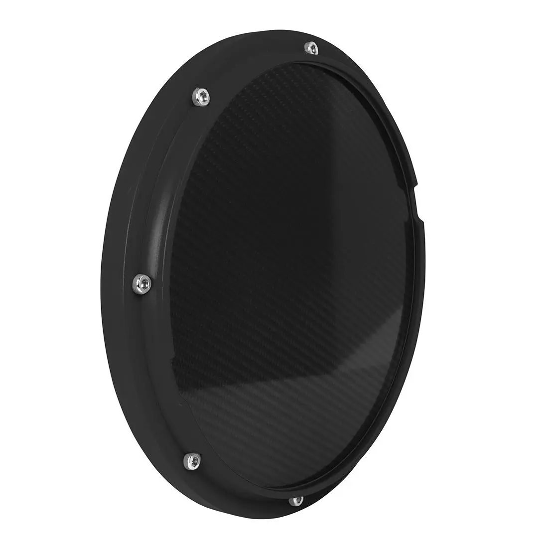 10 Inch Carbon Fiber Mute Drum Practice Pad 1 Count Single Piece Circle Shape Drum Practice Pad, Musical Percussion Instrument Music Accessories for Drum Lovers Practicing Rhythms Drumming Practice Pad Drum Practice Equipment