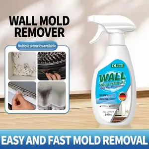 Wall Mold Remover - Highly Effective Spray for Easy Fast Mold Removal Prevents Regrowth Special Formula 240ml