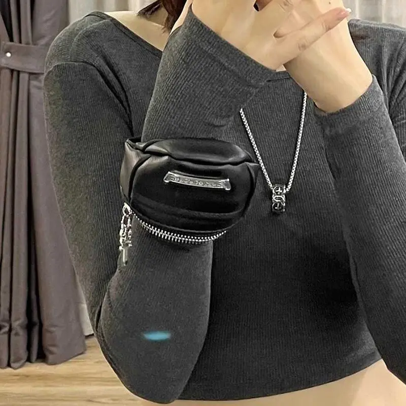Lightweight Portable Women's Wrist Bag, Small Design Trendy Wallet, Earphone Case, Key Holder, Travel Essential, Casual Fashion Handbag, Pouch