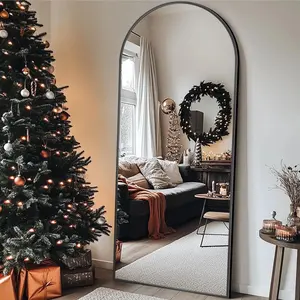 59" x 16" Arched Full Length Mirror Standing Floor Mirror Stand Up Mirror