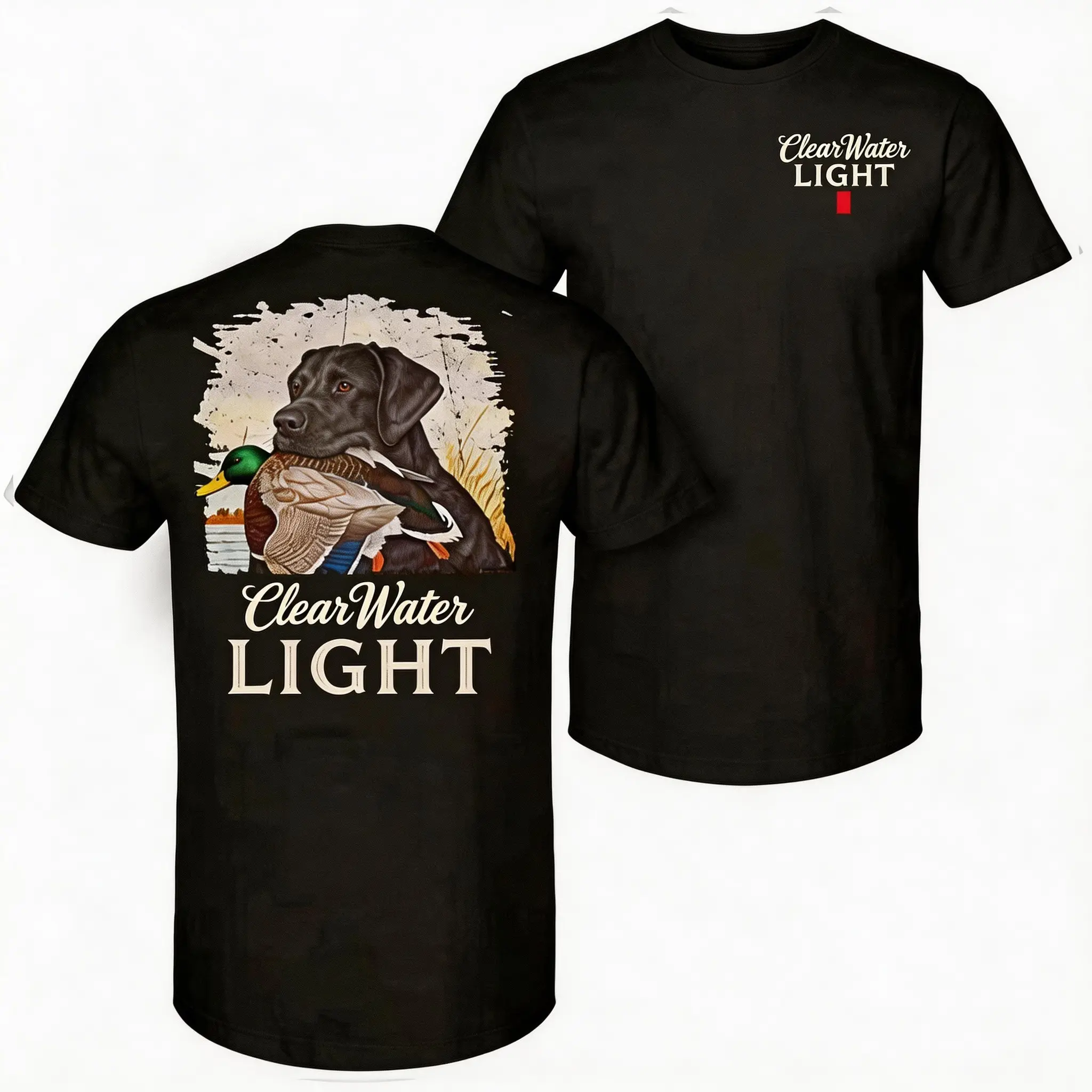 Vintage Michelob Ultra Lab Duck Hunting T-Shirt |   The perfect gift for your hunting dad