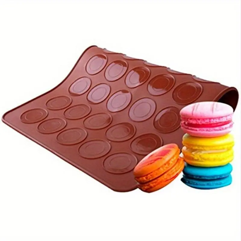 Silicone Macaroon Pastry Mold, 1 Count Oven Baking Mould, DIY High Temperature Resistance Baking Mat, Kitchen Baking Supplies