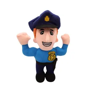 GAMEZIES First Responder Police Officer Miller Plush Toy with Removable Pacifier Machine Washable for Frontline Workers