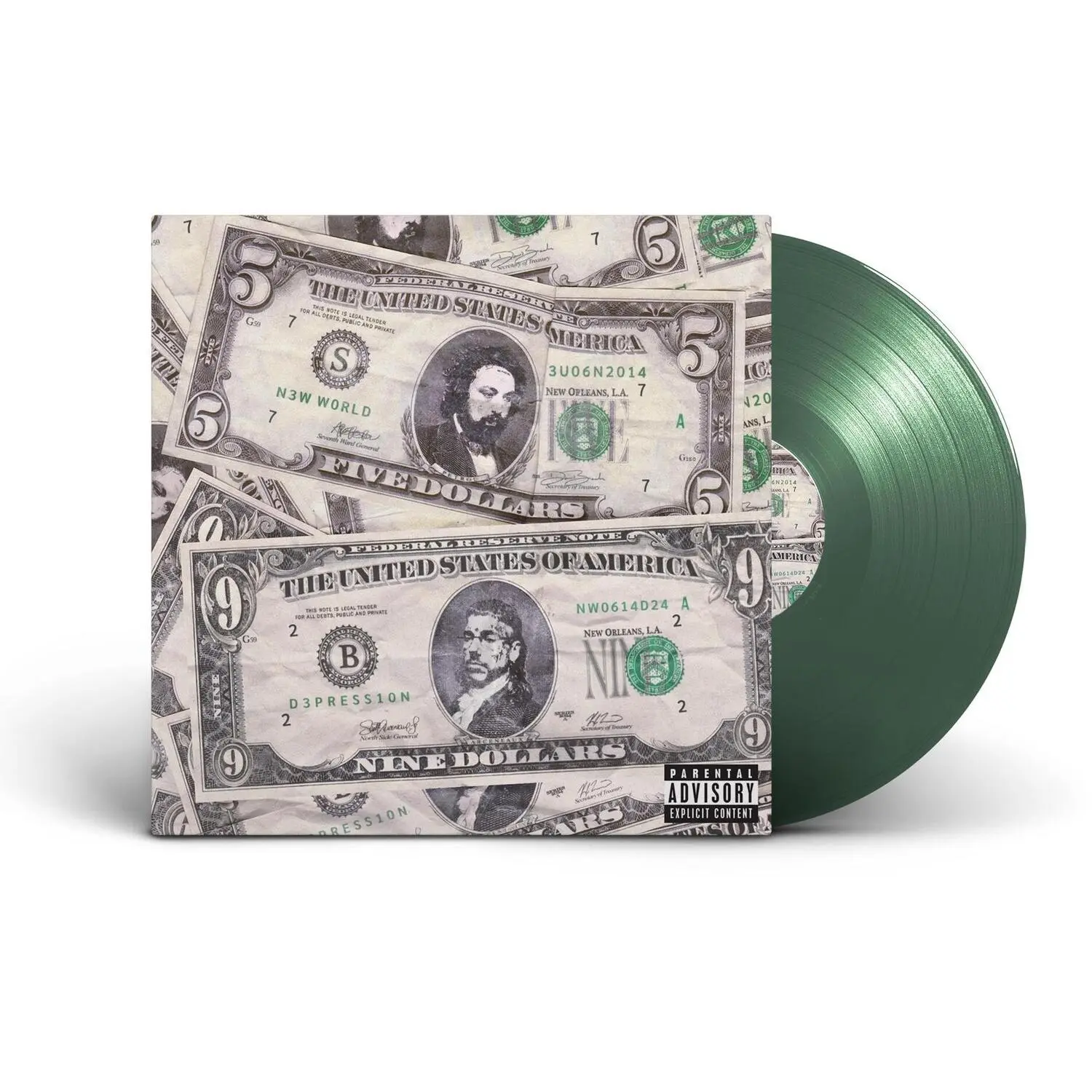 $Uicideboy$ - New World Depression  [VINYL RECORD - LP] Coke Bottle Green , Colored Vinyl