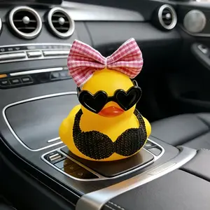 Sexy little yellow duck, various accessories, PVC car decoration, lovely car decoration, Cute car accessories