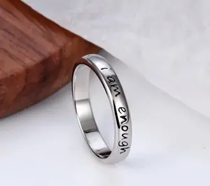 I Am Enough Empowerment Ring (SIZED)