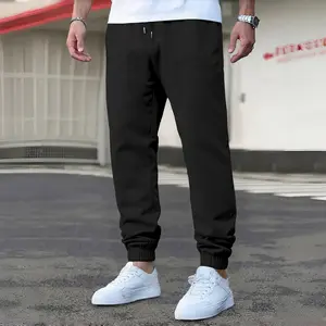 Men's Spring & Summer Thin Casual Pants Sports Long Pants with Elastic Drawstring Waist & Ankle Cuffs for Jogging Daily Wear Sports & Outdoor Hiking - Menswear, Trouser