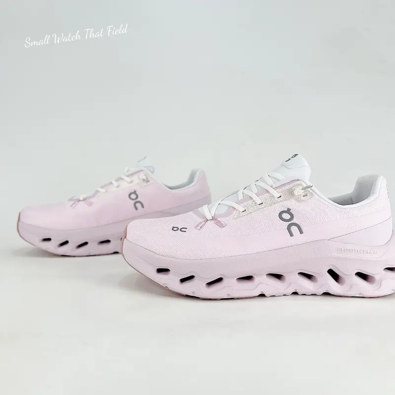 Pastel Pink Knit Mesh Running Shoes Hollow Foam Cushion Sole Breathable Lace Up Women Daily Jogging Walking Casual Sneakers