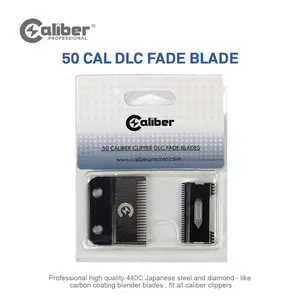 Caliber .50 CAL Dual DLC Fade Blades Comfort Professional Detachable Clipper Blade