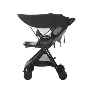 Adjustable Baby Infant Newborn Stroller Sun Canopy, UV Protection Rain Cover, Universal Fit, Easy Install, Lightweight, Outdoor Travel Use