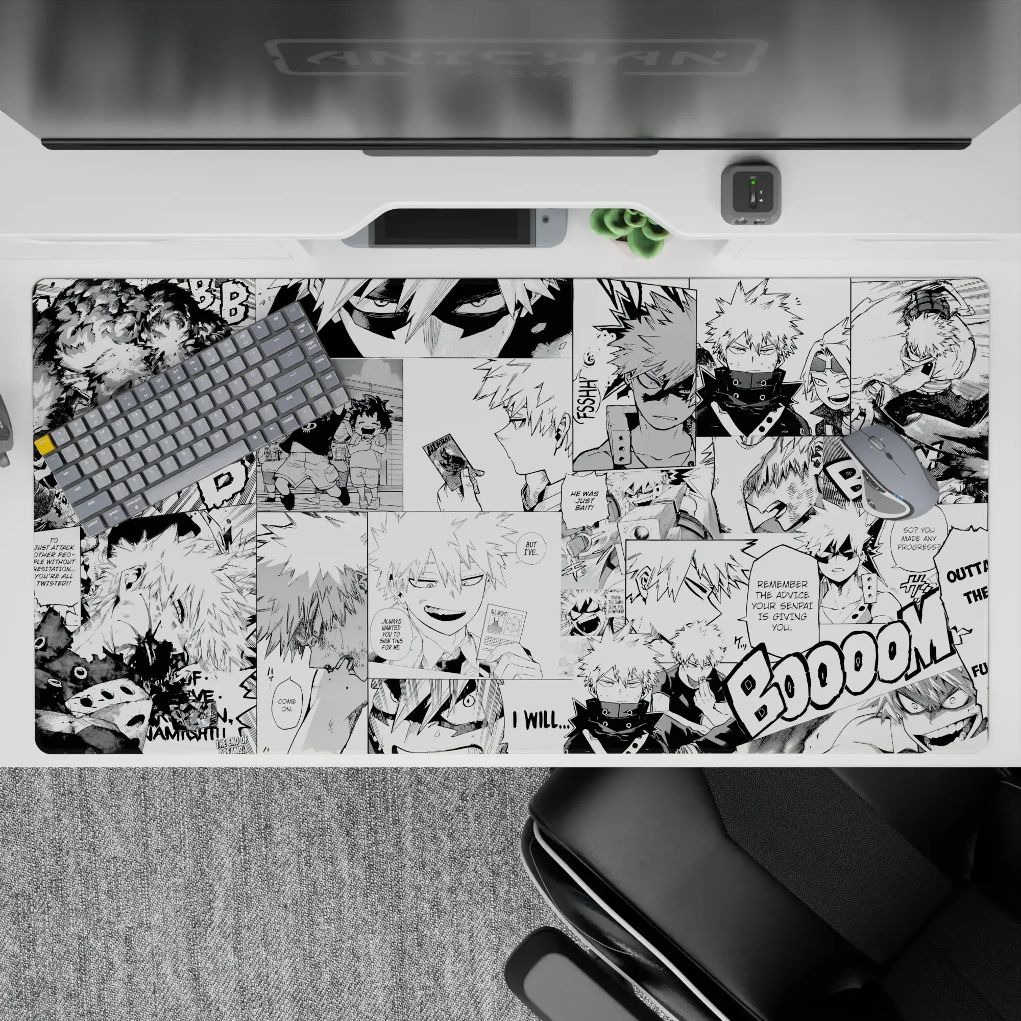 [SALE UP TO 40%] Explosive Resolve -My Hero Academia - Mouse Pad Perfect for a Gift, Present, Holiday, Birthday Japanese Anime